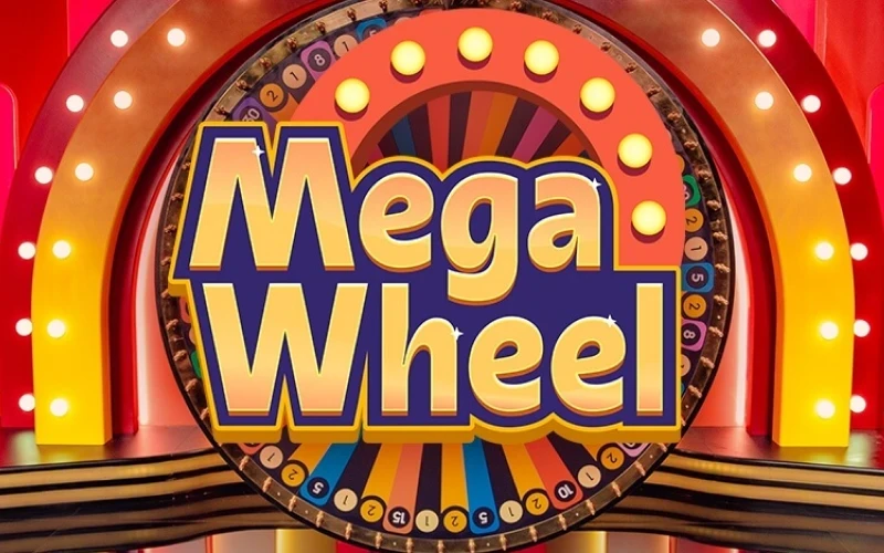 Play the Mega Wheel game at 1win.