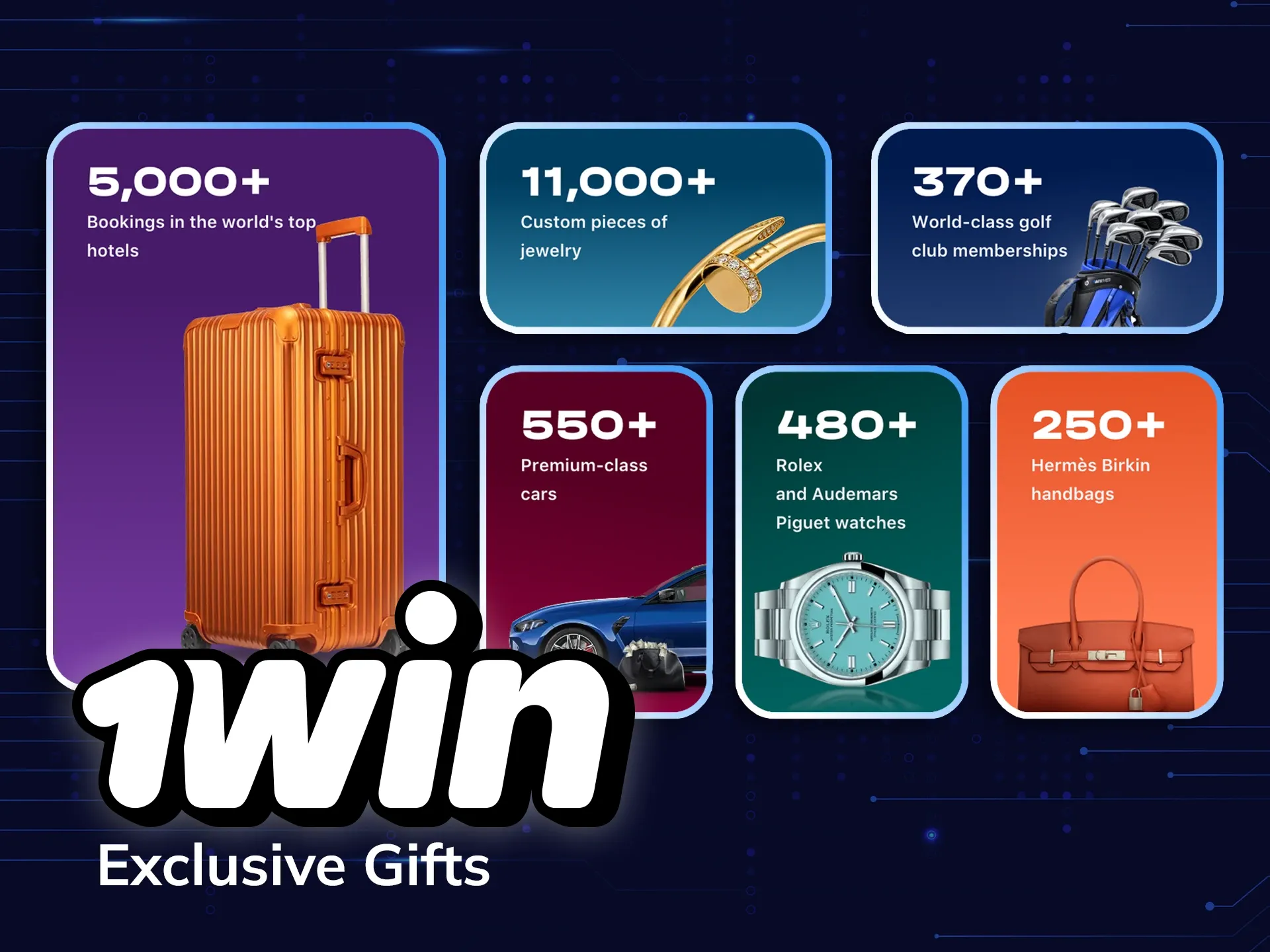 Find out what gifts await members of the 1Win VIP club.