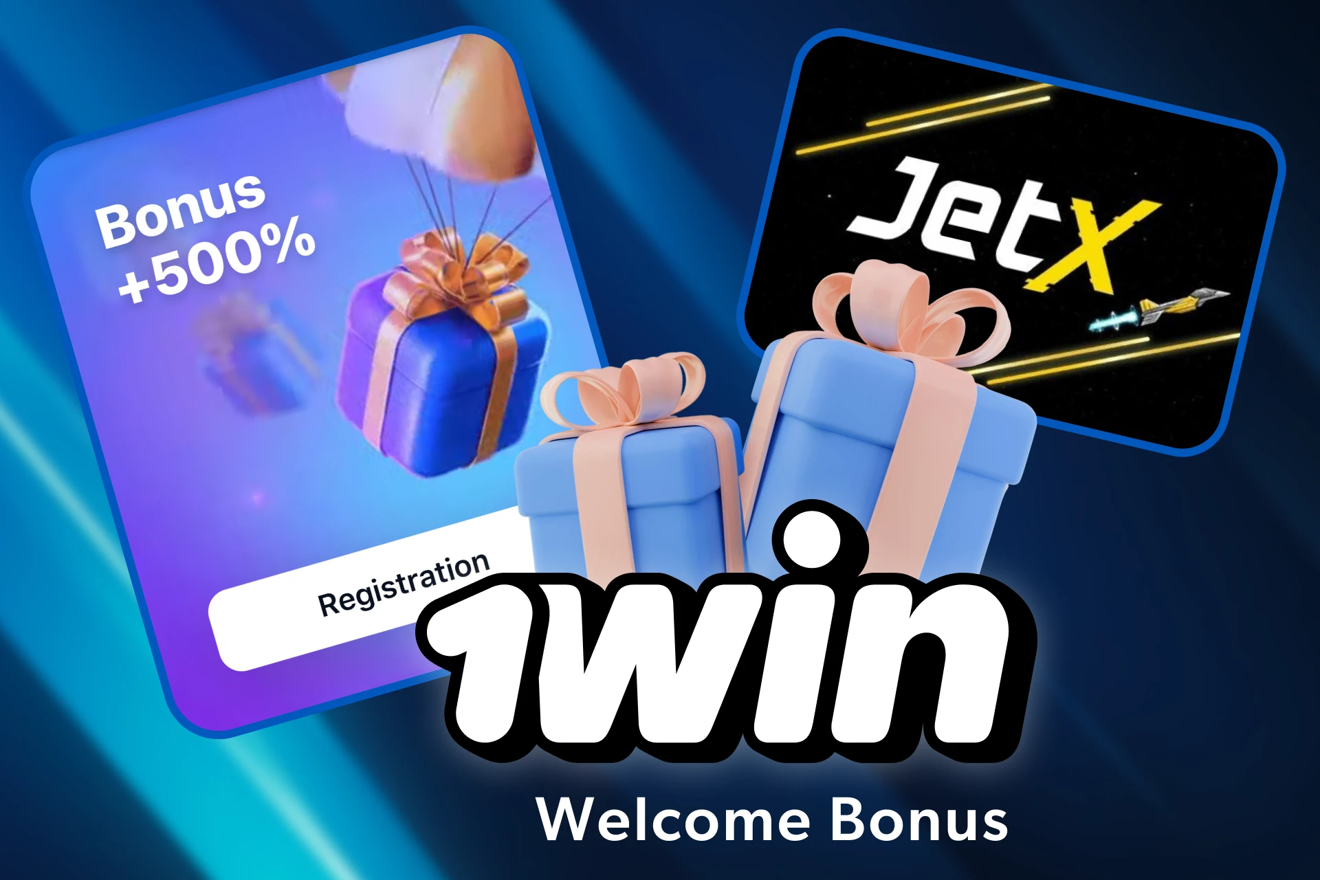 New 1win players in India get a huge JetX welcome bonus.