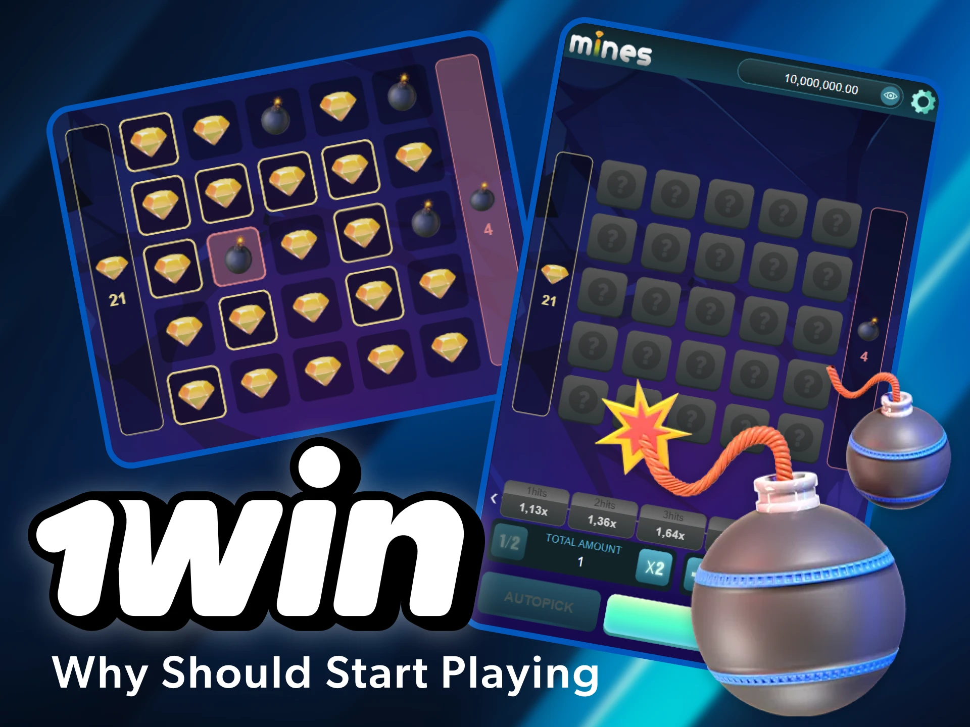 1win online casino offers mini games from the most popular providers.