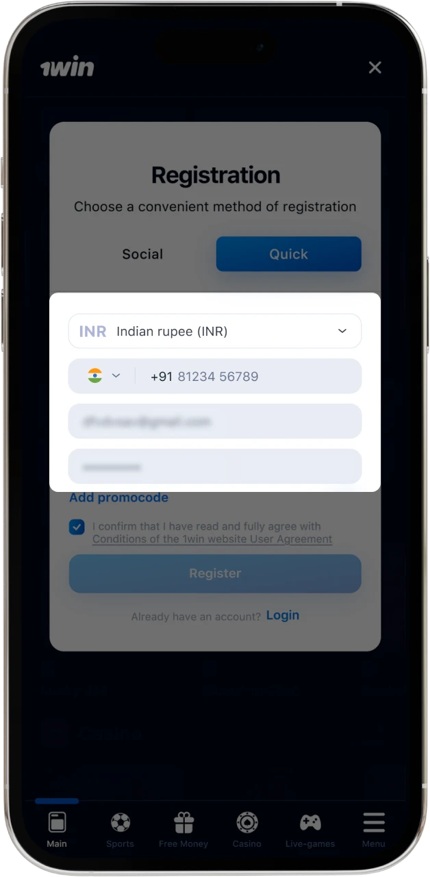 Provide 1win with all the necessary information.