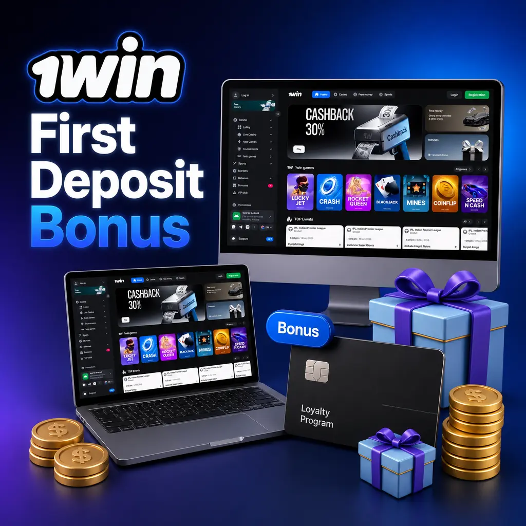 1win First Deposit Bonus