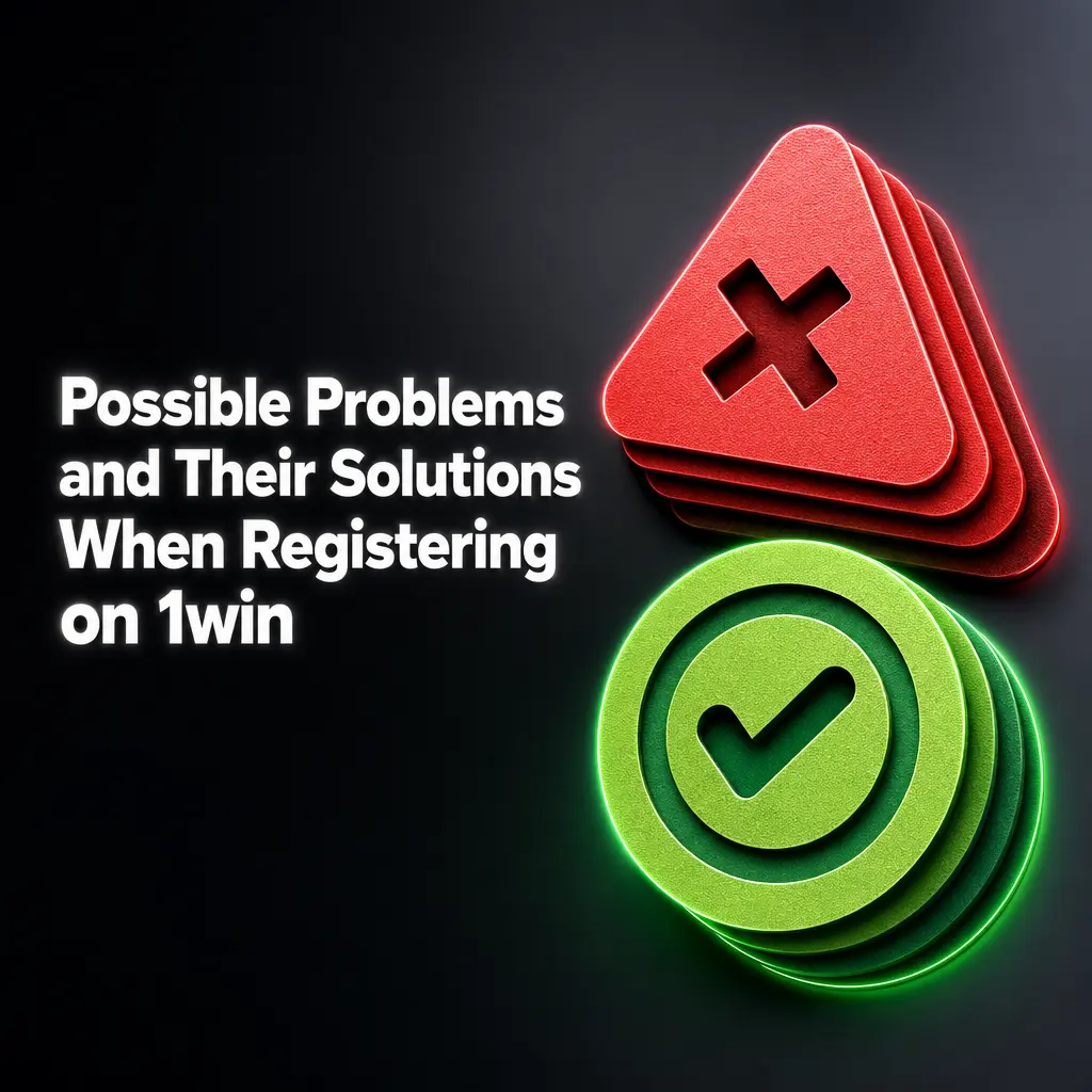 Possible Problems and Their Solutions When Registering on 1win